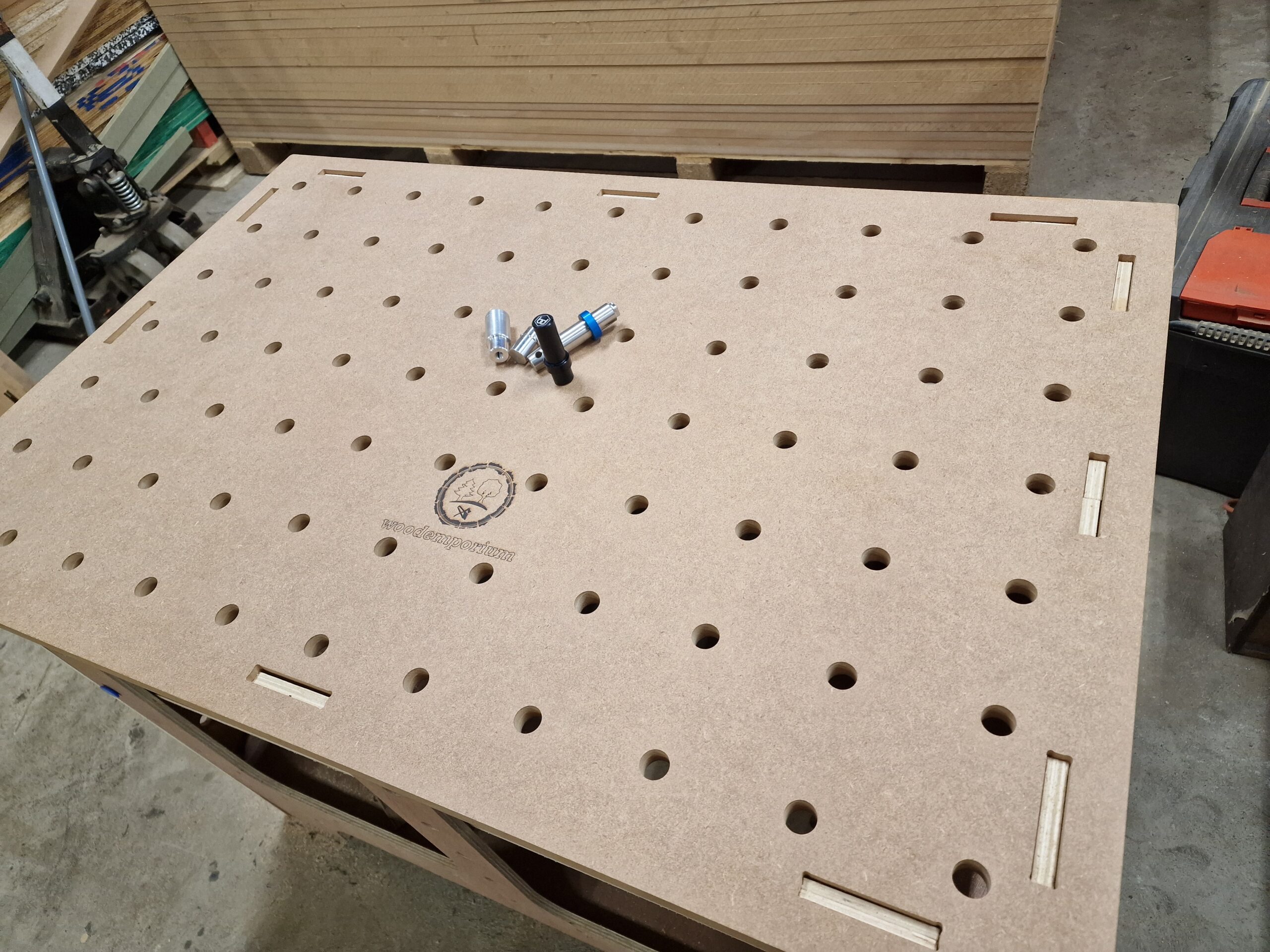 20240411_160531 Portable foldable workbench with / MDF / Birch Ply / Marine Ply /BD UJK holes