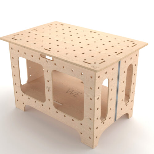 Portable foldable workbench with / MDF / Birch Ply / Marine Ply /BD UJK holes