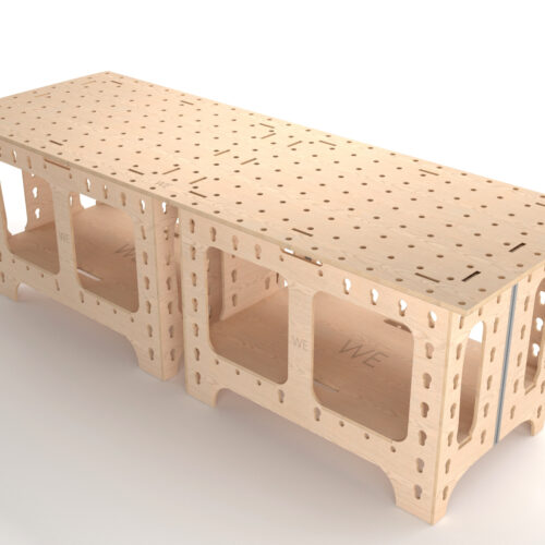 Portable foldable workbench with / MDF / Birch Ply / Marine Ply /BD UJK holes