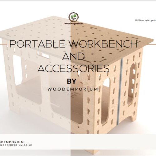 Portable foldable workbench with / MDF / Birch Ply / Marine Ply /BD UJK holes