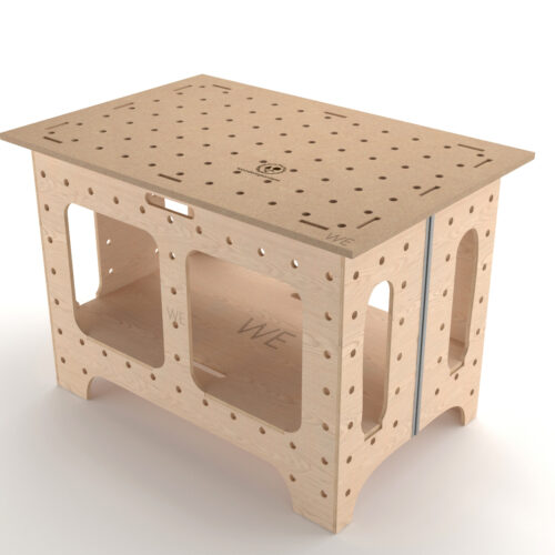 Portable foldable workbench with / MDF / Birch Ply / Marine Ply /BD UJK holes